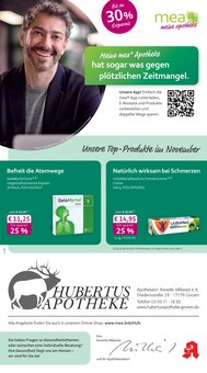 Aktueller mea - meine apotheke Prospekt "Unsere November-Angebote" für Gnoien Aktueller mea - meine apotheke Prospekt für Gnoien mit Seiten