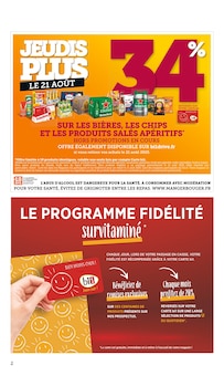 Catalogue Bi1 de la semaine 33, "bi1 supermarché", page 2, 12/08/2025 - 24/08/2025 Prospectus Bi1 en cours, "bi1 supermarché", page 2 sur 20