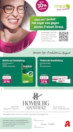 Aktueller mea - meine apotheke Apotheken Prospekt in Stadtoldendorf und Umgebung, "Unsere August-Angebote" mit 4 Seiten, 01.08.2025 - 31.08.2025