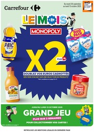 Catalogue Carrefour "LE MOIS MONOPOLY" à Vendeuvre-sur-Barse et alentours, 104 pages, 30/09/2025 - 13/10/2025