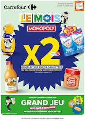 Prospectus Carrefour à Saint-Pierre-des-Corps, "LE MOIS MONOPOLY", 104 pages de promos valables du 30/09/2025 au 13/10/2025