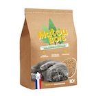 Promo Matou BOIS Litière végétale compostable - 10 L à 7,99 € dans le catalogue Médor et Compagnie à Le Vigen