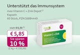 mea - meine apotheke - Vitamin C + Zink Depot Angebot im Prospekt Vitamin C + Zink Depot bei mea - meine apotheke im Prospekt "" für 5,85 €