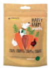 FRIANDISES HAPPY FARM POULET CAROTTES - 80G - CROCI dans le catalogue Animalis