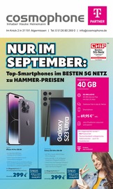 Samsung im cosmophone Prospekt in Laatzen Aktueller cosmophone Prospekt mit Samsung, "Top Angebote", Seite 1