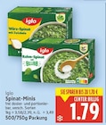 Würz-Spinat mit Zwiebeln von Iglo im aktuellen E center Prospekt