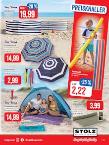 Zelt im Kaufhaus Stolz Prospekt "STOLZ. Das Kaufhaus im Norden." mit 24 Seiten (Kiel)