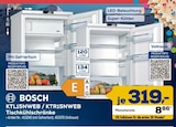Tischkühlschrank KTL15NWEB im Angebot bei EURONICS in Unna Tischkühlschrank KTL15NWEB Angebote von Bosch bei EURONICS Unna für 319,00 €