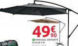 Mr.Bricolage Saint-Laurent-du-Pont - Promo Parasol Déporté Elio Ø 3 M Promo Parasol Déporté Elio Ø 3 M à 49,90 € dans le catalogue Mr.Bricolage à Saint-Laurent-du-Pont