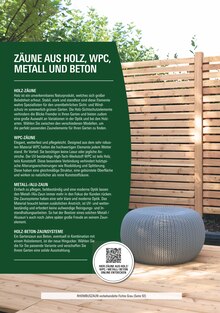 Zaun im bauwelt Delmes Heitmann Prospekt "Gartenkatalog 2024" mit 124 Seiten (Hamburg)