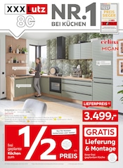 Küchenmöbel im XXXLutz Möbelhäuser Prospekt in Wetzlar Aktueller XXXLutz Möbelhäuser Prospekt mit Küchenmöbel, "NR.1 BEI KÜCHEN", Seite 1
