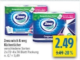 wisch & weg Küchentücher von Zewa im aktuellen diska Prospekt für 2,49 €