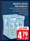Aktuelle Wasser Angebote bei EDEKA in Mönchengladbach Aktuelles Rheinfels Quelle Angebot bei EDEKA in Mönchengladbach ab 4,79 €