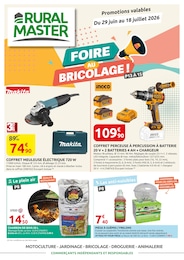 Catalogue Jardineries & Animaleries Rural Master en cours à La Chapelle-Saint-Mesmin et alentours, FOIRE AU BRICOLAGE !, 16 pages, 29/06/2026 - 18/07/2026