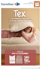 Catalogue Carrefour à Annecy cette semaine, valable du 06/10/2026 au 19/10/2026 Prospectus Carrefour à Annecy, "Tex", 17 pages de promos valables du 06/10/2026 au 19/10/2026