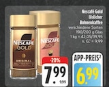 Gold löslicher Bohnenkaffee im Angebot bei E center in Schweinfurt Gold löslicher Bohnenkaffee Angebote von Nescafé bei E center Schweinfurt für 6,99 €