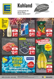 Aktueller EDEKA Prospekt mit Bananen, "Aktuelle Angebote", Seite 1