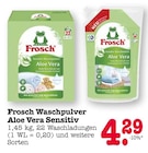 Aktuelles Waschpulver oder Sensitiv-Waschmittel Aloe Vera Angebot bei E center in Karlsruhe ab 4,29 €