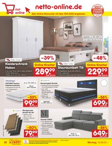 Couch im Netto Marken-Discount Prospekt "Aktuelle Angebote" mit 60 Seiten (Hamm)