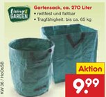 Gartensack, ca. 270 Liter im Angebot bei Netto Marken-Discount in Wolfenbüttel Gartensack, ca. 270 Liter Angebote von Living Garden bei Netto Marken-Discount Wolfenbüttel für 9,99 €