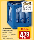 Aktuelles Mineralwasser Angebot bei REWE in Mannheim ab 4,79 €