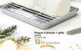 Plaque à dresser + grille - LACOR en promo chez Culinarion Villeurbanne à 13,90 €