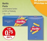 Spaghetti N°5 im V-Markt Prospekt Spaghetti N°5 von Barilla im aktuellen V-Markt Prospekt für 0,75 €