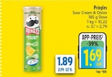 Aktuelle Pringles Angebote bei diska in Dresden Aktuelles Sour Cream & Onion Angebot bei diska in Dresden ab 1,69 €