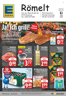 Aktueller EDEKA Prospekt für Duisburg mit  Seiten