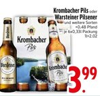 Aktuelles Pils oder Pilsener Angebot bei EDEKA in Germering ab 3,99 €