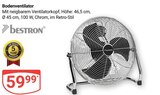 Bodenventilator im Angebot bei GLOBUS in Nettetal Bodenventilator Angebote von Bestron bei GLOBUS Nettetal für 59,99 €