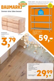 Globus-Baumarkt Prospekt Immer eine Idee besser mit 9 Seiten