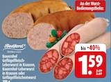 EDEKA Adelsdorf - Bauernhof Geflügelfleisch-Leberwurst in Krausen Angebot im Prospekt Bauernhof Geflügelfleisch-Leberwurst in Krausen bei EDEKA im Adelsdorf Prospekt für 1,59 €