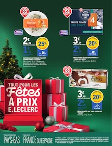 Catalogue E.Leclerc à Bourges cette semaine, valable du 09/12/2025 au 20/12/2025 Prospectus E.Leclerc à Bourges, "Tout pour SE RÉGALER À PRIX E.LECLERC", 40 pages de promos valables du 09/12/2025 au 20/12/2025