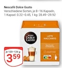 Latte Macchiato Angebote von Nescafé Dolce Gusto bei GLOBUS Völklingen für 3,59 €