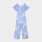 Combinaison pantalon manches courtes bleu fille à 15,99 € dans le catalogue La Halle