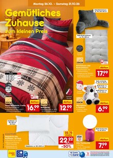 Bettwäsche im aktuellen Netto Marken-Discount Prospekt (Mönchengladbach) Bettwäsche im Netto Marken-Discount Prospekt "Aktuelle Angebote" mit 69 Seiten (Mönchengladbach)