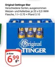 Bier im Angebot bei GLOBUS in Pulheim Bier Angebote von Original Oettinger bei GLOBUS Pulheim für 6,99 €