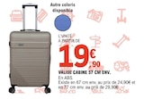 Valise cabine 57 cm env. en promo chez E.Leclerc Rennes à 19,90 €