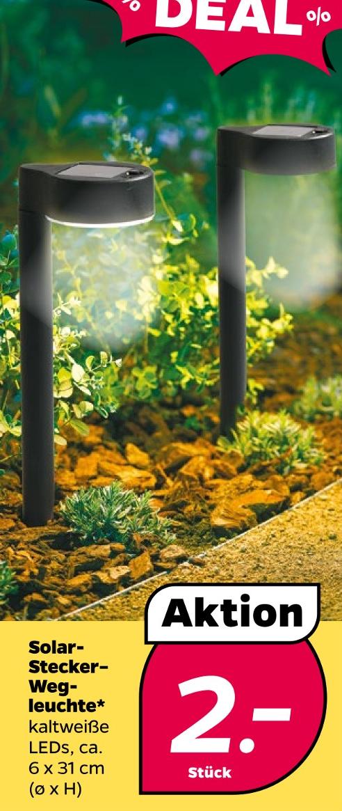 Solar-Stecker-Wegleuchte