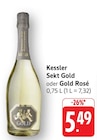 Sekt Gold im Angebot bei E center in Filderstadt Sekt Gold Angebote von Kessler bei E center Filderstadt für 5,49 €