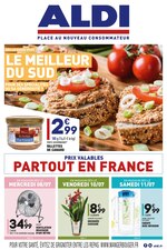 Catalogue Aldi à Cachan, avec 28 pages Prospectus Aldi à Cachan, "Le meilleur du sud", 28 pages, 07/07/2020 - 13/07/2020