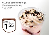 Aktuelle Torte Angebote bei GLOBUS in Erfurt Aktuelles Sahnetorte to go Angebot bei GLOBUS in Erfurt ab 1,55 €