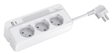Multiprise 3 prises avec veilleuse et recharge USB-A/USB-C 20 W - revolt dans le catalogue PEARL
