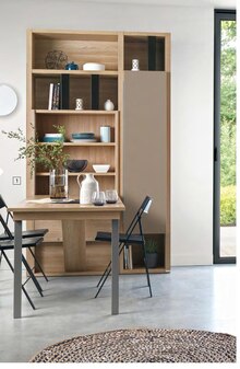 Bibliothèque table escamotable - Gautier à Aix-en-Provence Bibliothèque table escamotable en promo chez Gautier Aix-en-Provence à 1 651,00 €