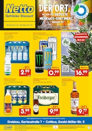 Netto Marken-Discount Prospekt für Drebkau: "DER ORT, AN DEM DU IMMER AUSGEZEICHNETE PREISE FINDEST.", 2 Seiten, 25.11.2024 - 30.11.2024