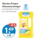 Allzweckreiniger von Meister Proper für 1,49 € bei V-Markt im Angebot Allzweckreiniger von Meister Proper im aktuellen V-Markt Prospekt