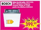 Einbau-Geschirrspüler SMV41D10EU im Angebot bei SB Möbel Boss in Freiberg Einbau-Geschirrspüler SMV41D10EU Angebote von Bosch bei SB Möbel Boss Freiberg für 399,99 €