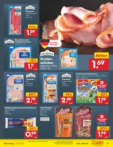 Wurst im Netto Marken-Discount Prospekt "Aktuelle Angebote" mit 59 Seiten (Halle (Saale))