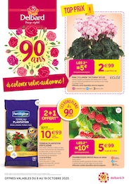 Prospectus Delbard à Sallanches, "90 ans à colorer votre automne !", 4 pages, 08/10/2025 - 19/10/2025
